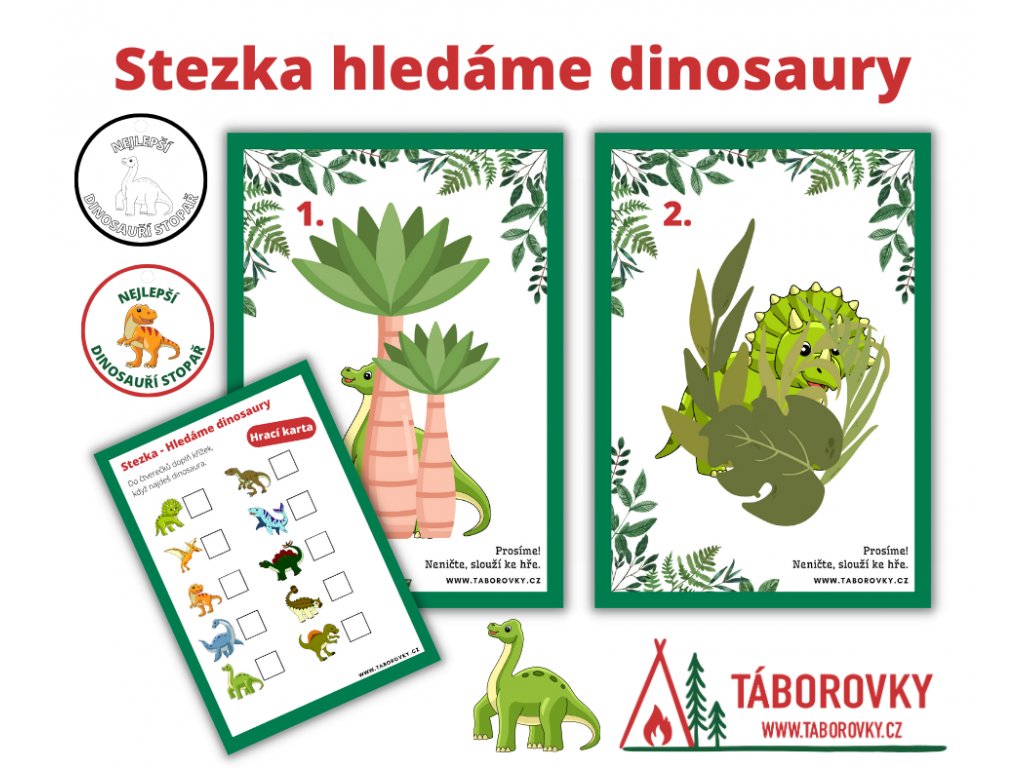 Super zábava pro děti - dinosauří bojovka ve formátu PDF